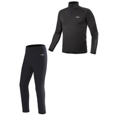 Imagem de Conjunto X11 Segunda Pele Climate2.2 Frio Blusa + Calça Moto, 3G
