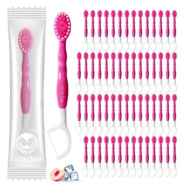 Imagem de Kit de Escova de Dentes Mini para Viagem 5 em 1 nicedae, 60 Unidades, 