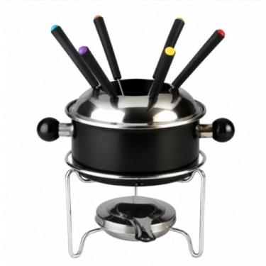 Imagem de Conjunto Fondue Completo Panela Ferro E Inox Com Suporte E Fogareiro P