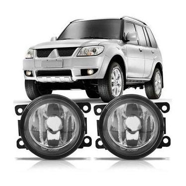 Imagem de Farol Milha Auxiliar Pajero 2008 A 2009 Cristal Lente Lisa Vidro Carca