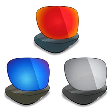 Imagem de 3 pares de lentes polarizadas de substituição Mryok para óculos de sol Oakley Big Taco – Opções