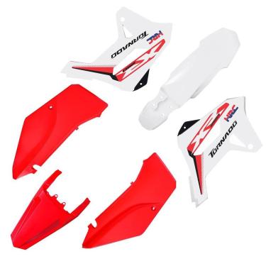 Imagem de Kit Plástico Carenagem Biker R1de C/ Adesivos Xr 250 Tornado