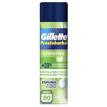 Imagem de Espuma de Barbear Gillette Prestobarba para Pele Sensível Pele Sensivel 150g