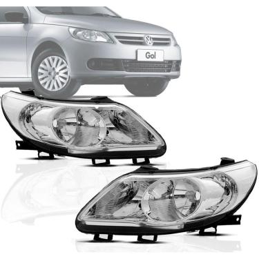 Imagem de Farol Duplo Vw Gol G5 2009 2010 2011 2012 - Unidade