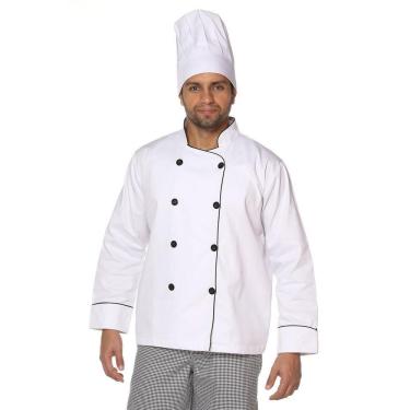 Imagem de Dolmã Chef Cozinha Masculino Oxford