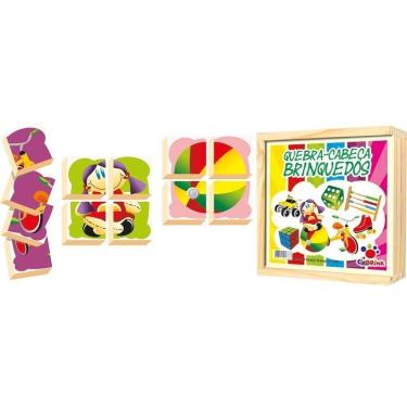 Quebra Cabeça Infantil Chapeuzinho Vermelho Puzzle Jogo Educativo 80 Peças  Brinquedo Pais e Filhos + 4 Anos - Quebra Cabeça - Magazine Luiza