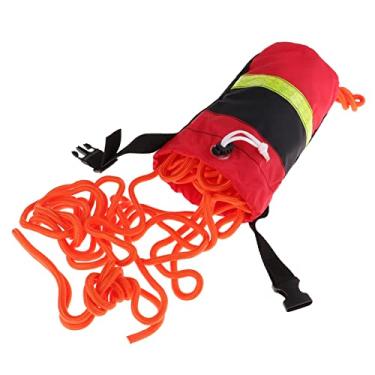 Imagem de Arremesso Corda de Resgate Corda Refletiva de Ancoragem de Barco Óbvio Acessório de Segurança de Pesca, de corda não reflexiva de 21 metro