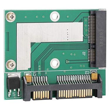 Imagem de ASHATA Adaptador mSATA para 2,5 SATA, Mini PCI-E SSD para Harf Altura 2,5" Interface/SATA 3.0 Adaptador Riser Card, Adaptador MSATA para SATA Riser Card