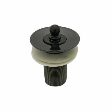 Imagem de Válvula Lavatório Preto Brilhante Onix Para Banheiro