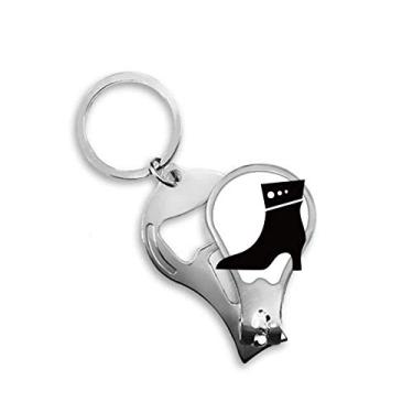 Imagem de Simple Graphics – Cortador de unhas com desenho de salto alto e contorno preto