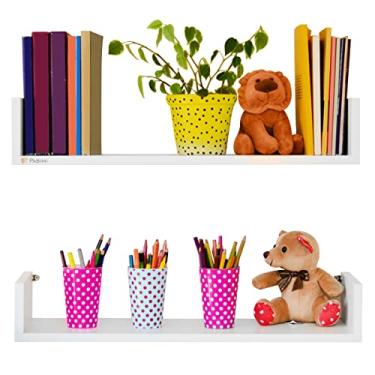 Imagem de Prateleira Tipo U - Porta Livros De Parede C/2