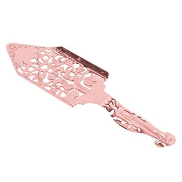 Imagem de Colher de Absinto Peso Conveniente Design Oco Alça Em Linda Colher de Filtro de Coquetel de Absinto para Barra (Rosa ouro)
