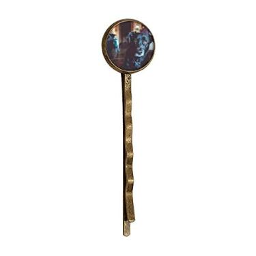 Imagem de Black Dog Pet Animal Picture Retro Metal Hair Bobby Pin Headwear