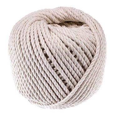 Imagem de Corda Macramé – Corda da Costa Oeste – 100% fio de algodão natural – suprimentos de algodão e macramé – para jardinagem, cozinhar, amarrar, artesanato, acampamento, feixes, #18 - 8oz (1.5mm x 400 feet), 1