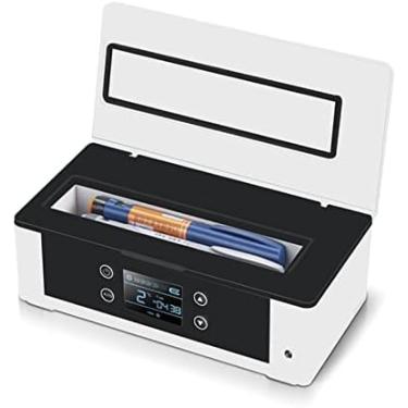 Imagem de Estojo Refrigerador De Insulina Inteligente, Refrigerador Portátil De Medicamentos Para Insulina, Refrigerador De Insulina Para Viagem, Caixa Inteligente Para Pílulas Com Display LCD,Com Bateria,H