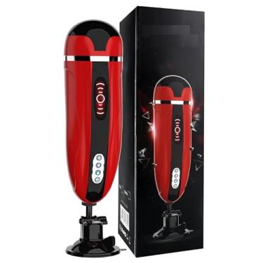 Imagem de Rechargeable Māstừrvādør Male Electric Sūccìoň, Mãstụrbadọres Aụtomáticä ​Copā, Másturbádộr Hộmbrę Másculinộ Vibrádộr with Intelligent Heating 40℃ and 7 Massage Modes, man massageGJ761