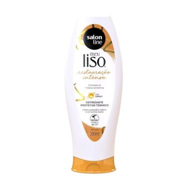 Imagem de Salon Line, Defrizante Protetor Térmico, Meu Liso, Restauração Intensa, Vegano - Para Cabelos Lisos, 200 ml