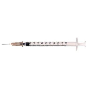 Imagem de Seringa para insulina Descarpack 1ml com agulha 13 x 0,45mm DESCARPACK