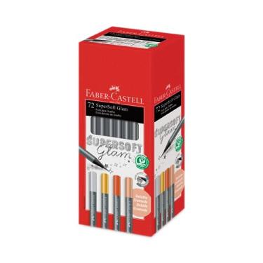 Imagem de EcoLápis Grafite Supersoft Glam Faber-Castell, Display 72 Unidades