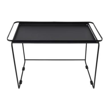 Imagem de Prateleira de Bancada de Micro-ondas, Rack de Forno de Micro-ondas Com Economia de Espaço, Utensílios de Cozinha de Aço Carbono para Restaurante (Bandeja única)