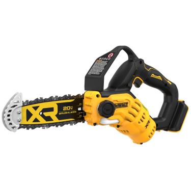 Imagem de Dewalt Eletroserra de Poda 8" Sem Fio, Ferramenta Ideal para Jardinagem com Chave de Tensionamento e Protetor de Sabre, Modelo DCCS623B, 20V