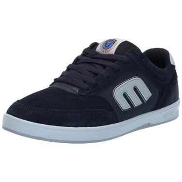Imagem de Etnies Tênis masculino de skate The Aurelien de cano baixo, Azul-marinho/cinza, 39