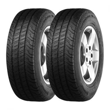 Imagem de Kit 2 Pneus Continental Aro 16C 215/65R16C ContiVanContact 100 6 Lonas 106/104T