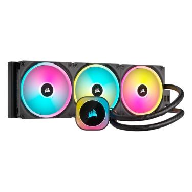 Imagem de Water Cooler corsair iCUE link H170i rgb aio 420mm - CW-9061004-WW