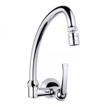 Imagem de Torneira Com Saida Lateral De Parede Para Cozinha Pratika Cromado Fabrimar  