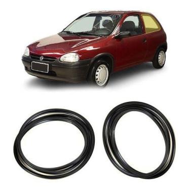 Imagem de Jogo Borracha Vidro Lateral Traseiro Fixo Corsa Hatch 95/02 - Disk Bor