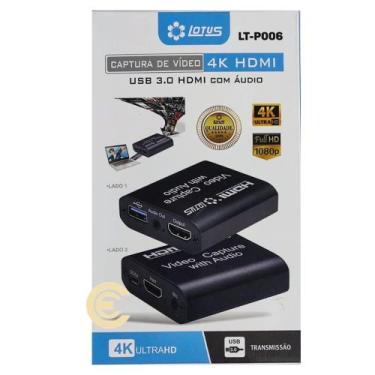Imagem de Placa De Captura De Vídeo Externa HDMI Para USB 3.0 Com Áudio Podcast 