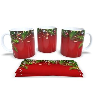 Imagem de Canecas de Porcelana Branca Personalizadas Natal 7 (Mod.127)