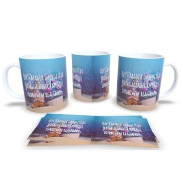 Imagem de Canecas de Porcelana Branca Personalizadas Natal 3 (Mod.45)