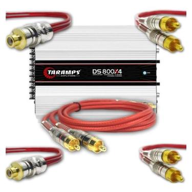 Imagem de Módulo Amplificador Digital Taramps DS800x4 2 Ohms + 1 RCA Blindado S4