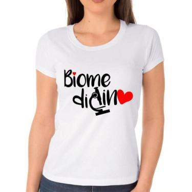 Imagem de Camiseta Biomedicina - Blusa Faculdade - Tshirt - Koupes,  G BABY LOOK