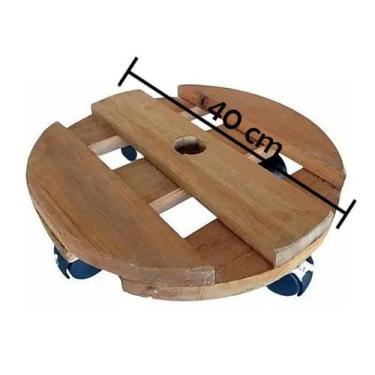 Imagem de Suporte Vasos Botijão De Gás Carrinho Resistente 40 Cm - Eco.Start