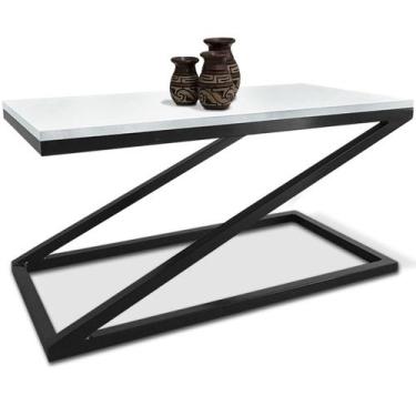 Imagem de Mesa De Centro Astana Retangular Para Sala Decor Madeira MDF Compacta 