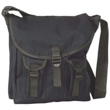 Imagem de Bornal em lona na cor Preta - Ref. L-402 - Rosset