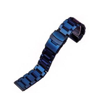 Imagem de Pulseira De Aço Troca Rápida Para Huawei Gt2 46mm Cor Azul - 123smart