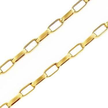 Imagem de Cordão Corrente Grosso Masculino Ouro 18k 60cm - Thile Jóias, Amarelo