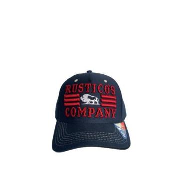 Imagem de Boné Rusticos's Company Fitão Unissex Aba Curva Ajuste Metal  - Rustic