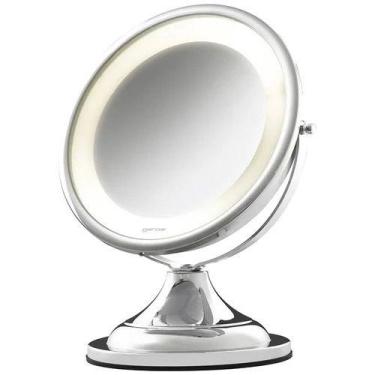 Imagem de Espelho Iluminado  De Bancada Maquiagem E Barba 110v Gardie