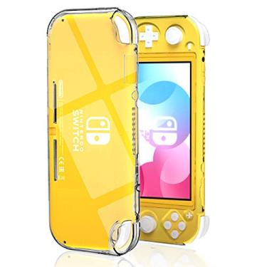 Imagem de ECHZOVE Capa para Nintendo Switch Lite – Capa protetora rígida transparente à prova de choque, design resistente a arranhões – Acessórios Switch Lite para crianças, viagens e jogos diários