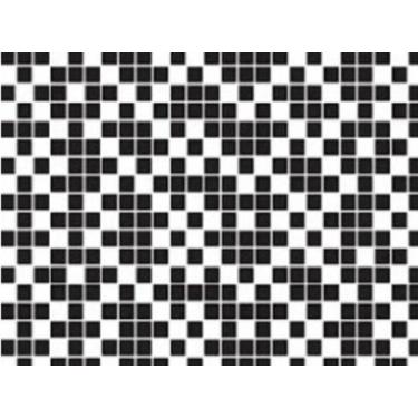 Imagem de Papel de Parede Pastilha Preto Branco Cozinha Lavanderia Banheiro PA 4