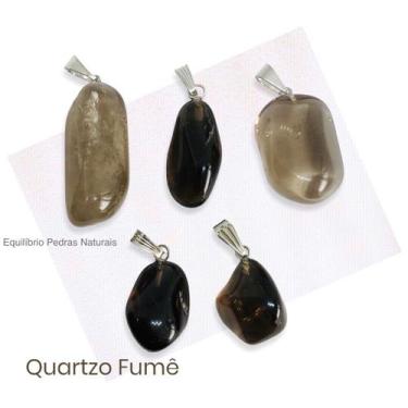 Imagem de Pingente De Pedra Natural De Quartzo Fumê - Purificação - EQUILIBRIO, 