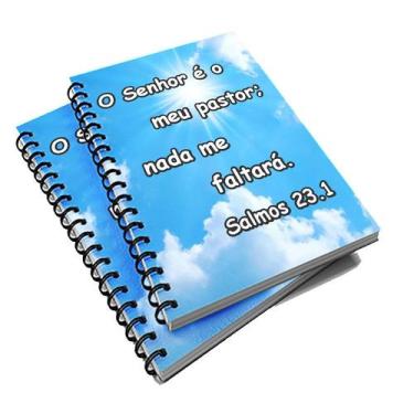 Imagem de Caderno Universitário 96 fls Pers. O Senhor é o Meu Pastor - Premium