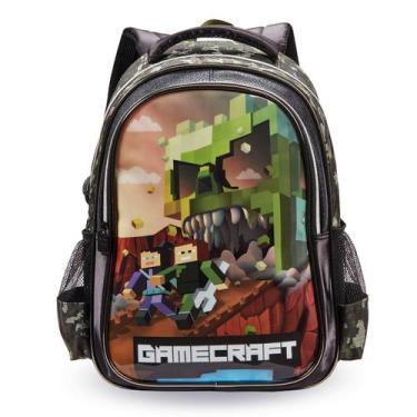 Imagem de Mochila Infantil de Costas Escolar Estampa de Personagem P/ Meninos Cr