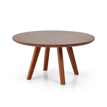 Imagem de Mesa de Centro Redonda Sabrina Nozes 30 cm