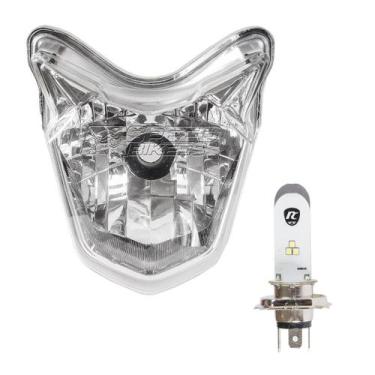 Imagem de Bloco Óptico Farol Cb Twister 250 + Lampada De Led - Plasmoto