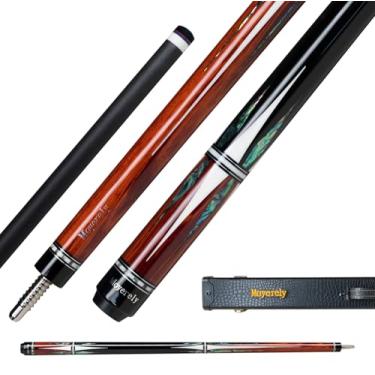 Imagem de Moyerely Taco de sinuca de fibra de carbono, bastão de sinuca de baixa deflexão de 11,8 mm/12,5 mm, bastão de sinuca profissional com estojo (X4, 11,8 mm)